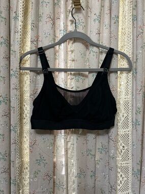 3/$30 Momcozy Nursing Bra Black Size Large Clip Down Maternity Comfort Bra